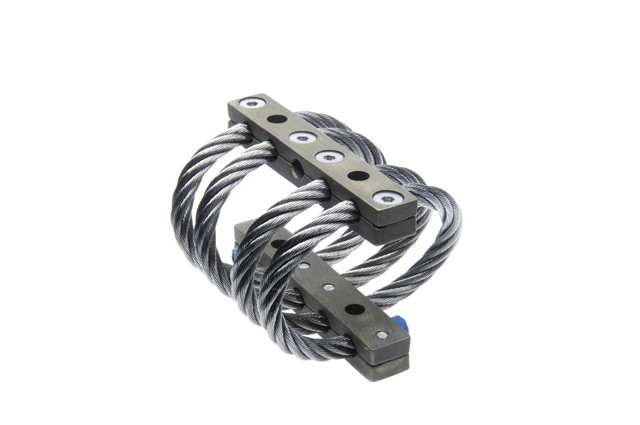 Half-Helical Wire Rope Isolator for Vibration Control